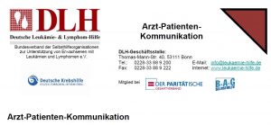 Kopfbereich DLH-Infoblatt Arzt-Patienten-Kommunikation